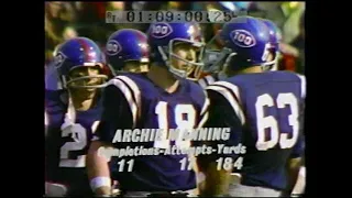 1970 Sugar Bowl Ole Miss vs Arkansas ABC (1969 Season) Manning