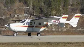 Cessna T337G Super Skymaster Landing