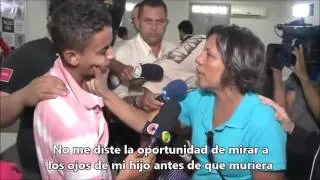 Madre cristiana habla con el asesino de su hijo, con subtítulos