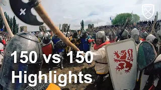Buhurt Tech TV - Battle Of The Nations 2019 mass fights 150vs150 highlights