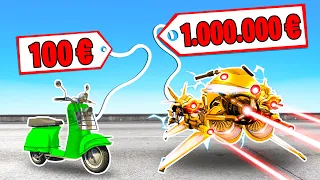 MOTO BRUTTA DA 100€ VS MOTO COSTOSA DA 1.000.000€! - Gta 5