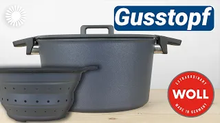 Woll Concept Plus - Gusstopf Ø 28 cm, 7,5 Liter mit Siebeinsatz 🍲 | Hertie