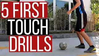 5 First Touch Soccer Drills By Yourself In Tight Space