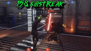 INSANE 158 Luke Skywalker killstreak on the Death Star | Supremacy | Star Wars Battlefront 2