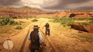 RDR2 - If you kill the wife of this NPC, he will chase you until he kills you