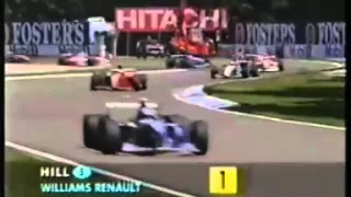 German gp 1995 first lap and hill crash