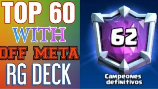 7600+ !!! TOP 60 LADDER GAMEPLAY WITH OFF META ROYAL GIANT DECK