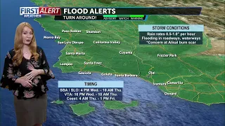Several flood, wind, and surf alerts triggered with Wednesday’s incoming storm