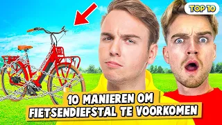 10 MANIEREN OM FIETSENDIEFSTAL TE VOORKOMEN!