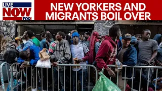 New York City Migrants: Protesters take over AOC news conference | LiveNOW from FOX