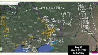 Ukraine: military situation update with maps, March 31, 2022