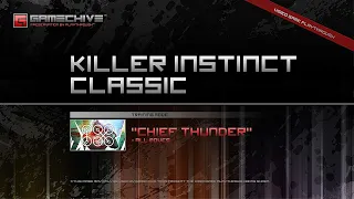 Killer Instinct Classic (XB1) Gamechive (Training, Pt. 2/11: Chief Thunder, All Moves)