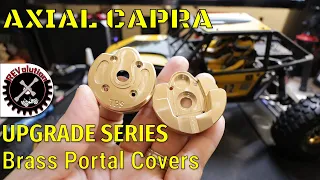 Axial Capra Upgrade Series - Brass Portal Covers