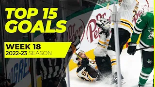 The Best NHL Goals of Week 18 | McDavid, Pastrnak, Kaprizov | 2022-23 Season