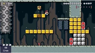 Super Mario Maker (Wii U) Item Update 1.40 - Key, Pink Coin and Spike Pillar