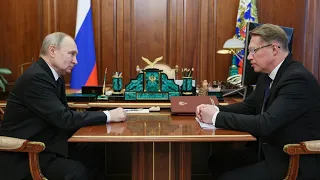 Владимир Путин провёл рабочую встречу с Министром здравоохранения Михаилом Мурашко