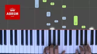 Allegretto / ABRSM Piano Grade 2 2017 & 2018, A:1 / Synthesia 'live keys' tutorial