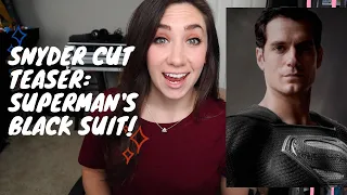 Snyder Cut Teaser Clip Reaction of Superman's BLACK SUIT from Justice Con | Popcorner Reviews