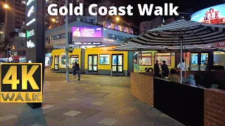 Nightlife Friday Night Walk - Surfers Paradise Gold Coast 🇦🇺 4K