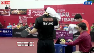 [20170513] Ma Long vs Liang Jingkun | Intern Warm-up Match for WTTC | Full Match
