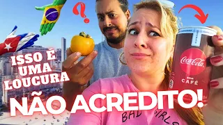 GRINGOS PROVANDO COMIDA BRASILEIRA😱