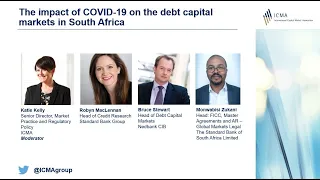 ICMA Webinar: The impact of COVID-19 on the debt capital markets in South Africa