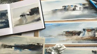 How I ABSTRACT FROM A PHOTO! Expressive Loose Watercolor Landscape Painting Exercise Watercolor Demo