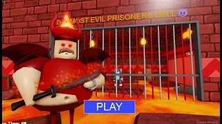 😈DEVIL BARRY'S PRISON RUN! (FIRST PERSON OBBY!) #roblox #scaryobby