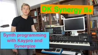 DK Synergy II+ with Kaypro and Synergize talk about editing software