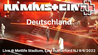 Rammstein - Deutschland LIVE @ Metlife Stadium East Rutherford NJ 9/6/2022
