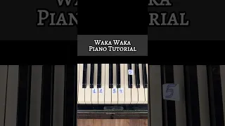 Waka Waka Piano Tutorial #piano