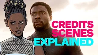 Black Panther End Credits Scenes Explained