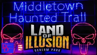 Middletown Haunted Trail at Land of Illusion Scream Park - Middletown, OH. - walkthrough