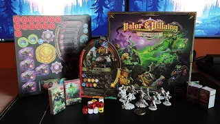 Unboxing - Valor & Villainy: Minions of Mordak Boardgame Kickstarter