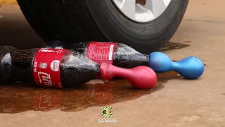 Experiment Car vs Coca Cola | Crushing Crunchy & Soft Things by Car | Ex Show