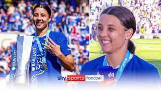 'I'm in the GREATEST team in England' 🔵 | Sam Kerr reacts to Chelsea's WSL title win 🏆