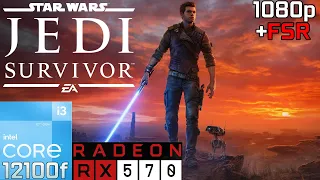 Star Wars Jedi Survivor | RX 570 + i3 12100F + 16GB RAM | 1080p + FSR 2 - Medium Settings