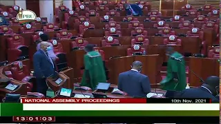 NATIONAL ASSEMBLY PROCEEDINGS  10TH NOVEMBER MORNING SESSION