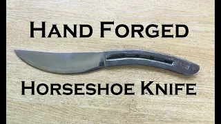 Forging a Horseshoe Knife