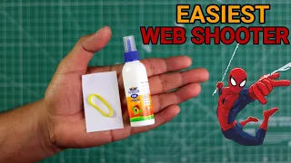 How to make SPIDER-MAN WEB SHOOTER at home || paper and ruberband web shooter || easy web shooter