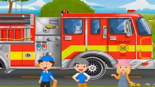 МУЛЬТИКИ ПРО МАШИНКИ ПОЖАРНАЯ МАШИНА ТУШИТ ПОЖАР Мультик игра для детей про пожарную машинку