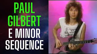 Paul Gilbert inspired E Minor sequence