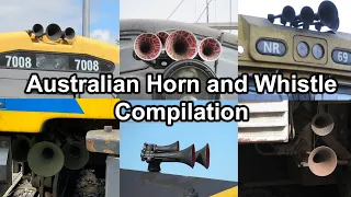 22 Minutes of Blasting Australian Horns and Whistles!! (Australian Horn and Whistle Compilation)