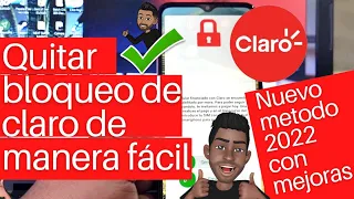 Quitar bloqueo de claro por mora o no pago  método 2022 mejorado  compatible con todas las marcas