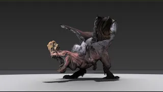 3D Game Riggng Reel [ MonsterHunter-Anjanath ]