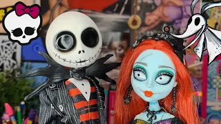 The Nightmare Before Christmas Jack & Sally Monster High Skullector Adult Collector Doll Review!