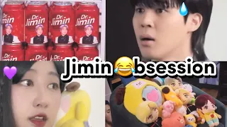 He see your room full of Jimin Stuff 😅 #jimin #bts