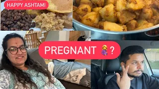 AM I PREGNANT 🤰or just FAT?|| Happy Ashtami || Do try zeera Aloo || ROHINIDILAIK