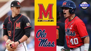#13 Maryland vs #4 Ole Miss Highlights (Crazy Game!) | Game 2 | 2023 College Baseball Highlights