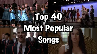 Top 40 Most Popular Glee Songs